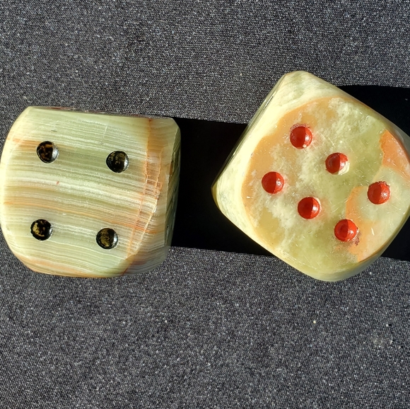 Large Onyx Green & Brown Die 1 lb - Picture 5 of 5